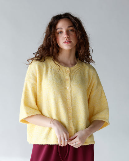 DAYDREAMIN' CARDI X YELLOW