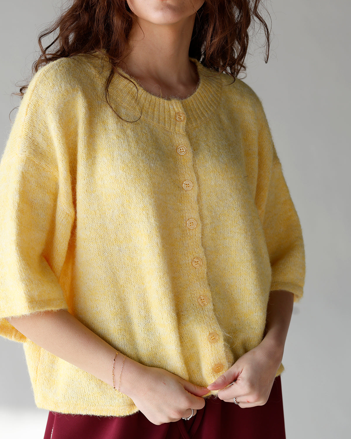 DAYDREAMIN' CARDI X YELLOW