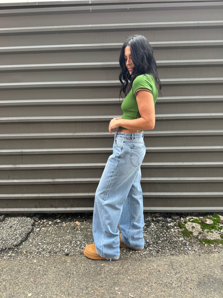 ROLLA'S  KATE BAGGY 90S JEANS IN VINTAGE BLUE