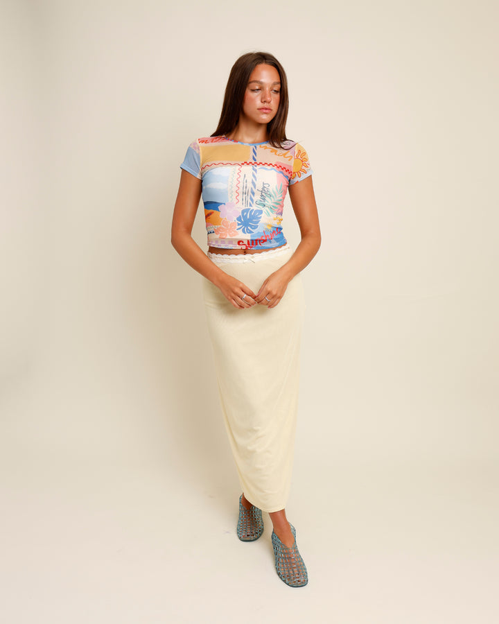 SOLARA MESH BABY TEE