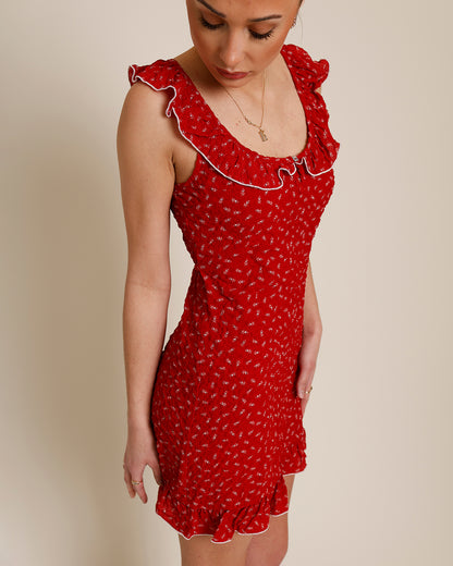 SHERILL CREPE MINI DRESS