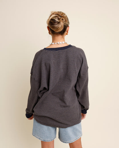 ROWAN STRIPED TOP