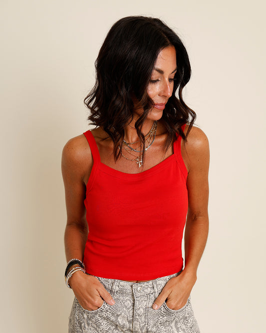 daydreamer la red cami tank