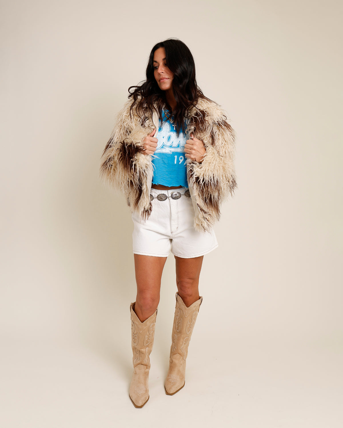 STOP THE TRACK FUR COAT