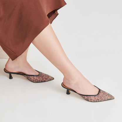 DOLCE VITA CLEO HEEL X LEOPARD MESH