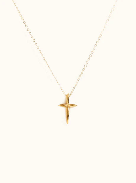 ABLE DROPLET CROSS NECKLACE
