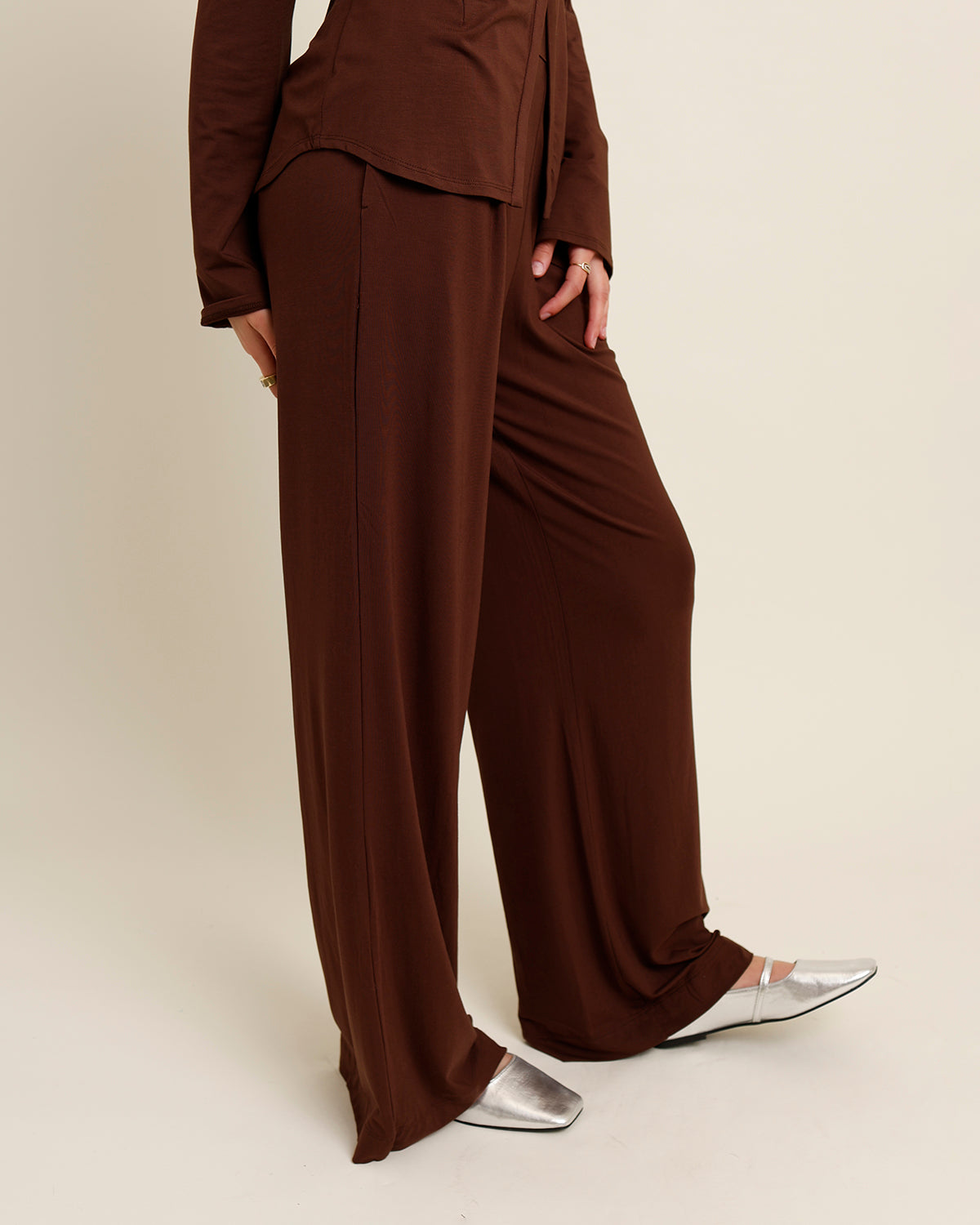 ESPRESSO WIDE LEG PANT