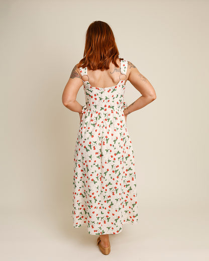 SWEET PICKINS STRAWBERRY MIDI DRESS