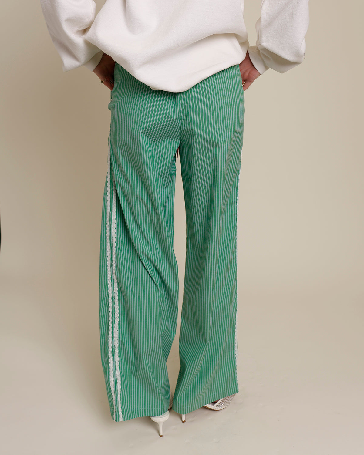 【THE MOZZ】Hippo Brushed Semi Banding Pants THE MOZZ】Hippo Brushed Semi Banding Pants ボトムス