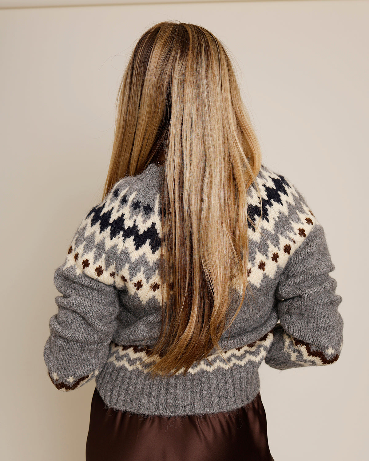 ASTR THE LABEL FEYRE FAIR ISLE SWEATER