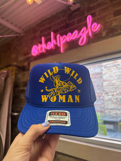 WILD WILD WOMAN TRUCKER HAT