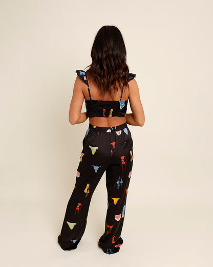 BEACH MODE TIE-FRONT BRALETTE TOP