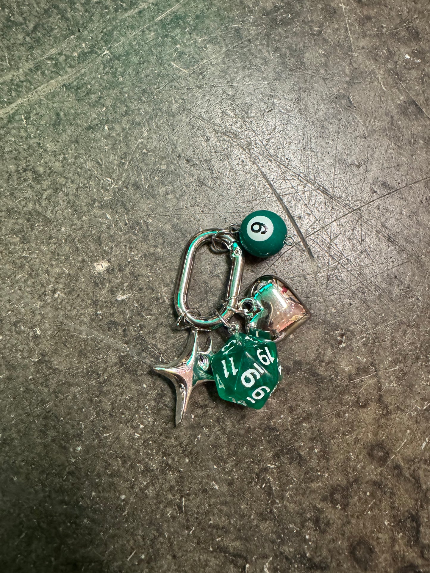 COSMIC CUE BAG CHARM