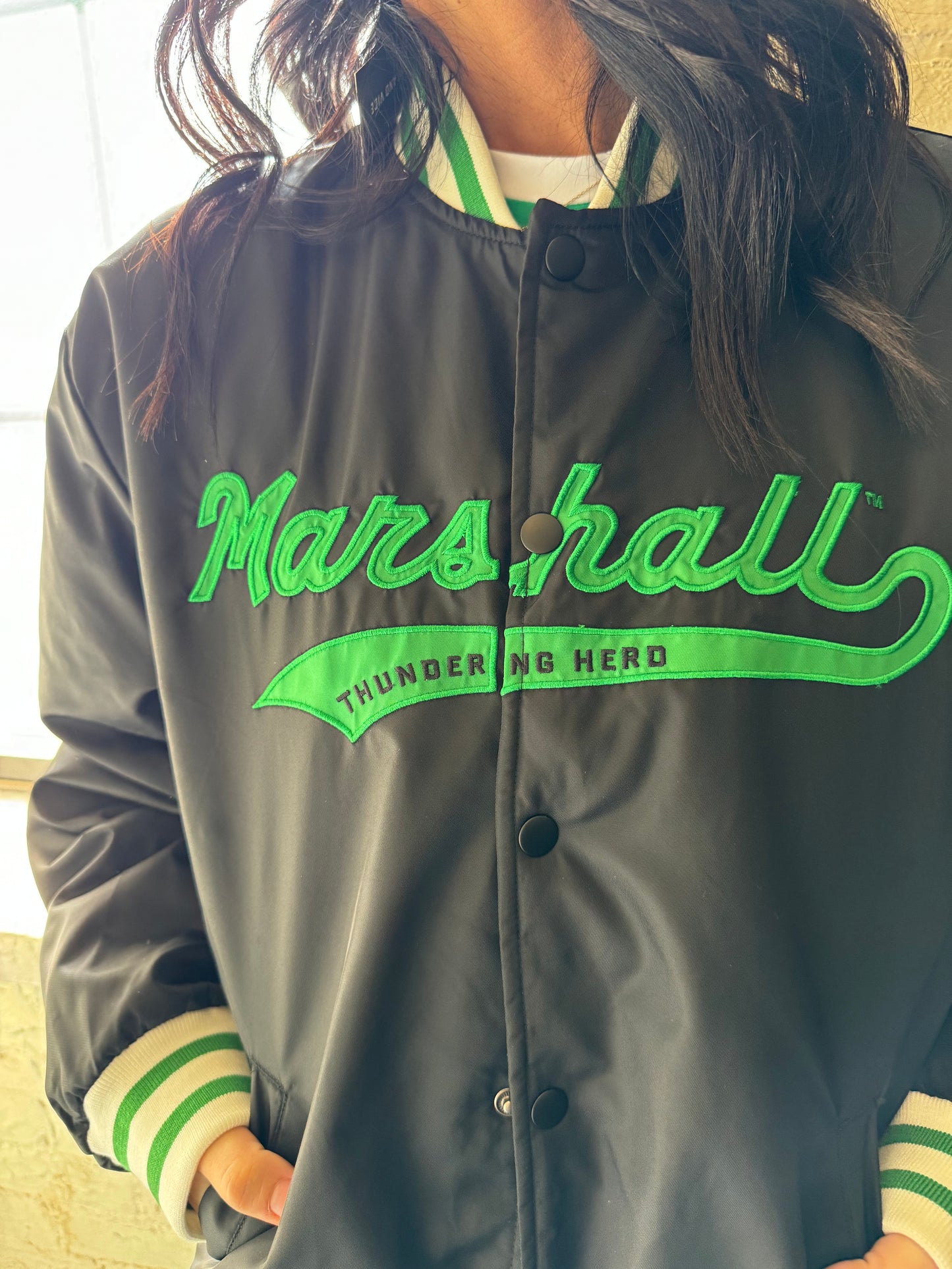 MARSHALL UNIVERSITY A- GAME VARSITY JACKET