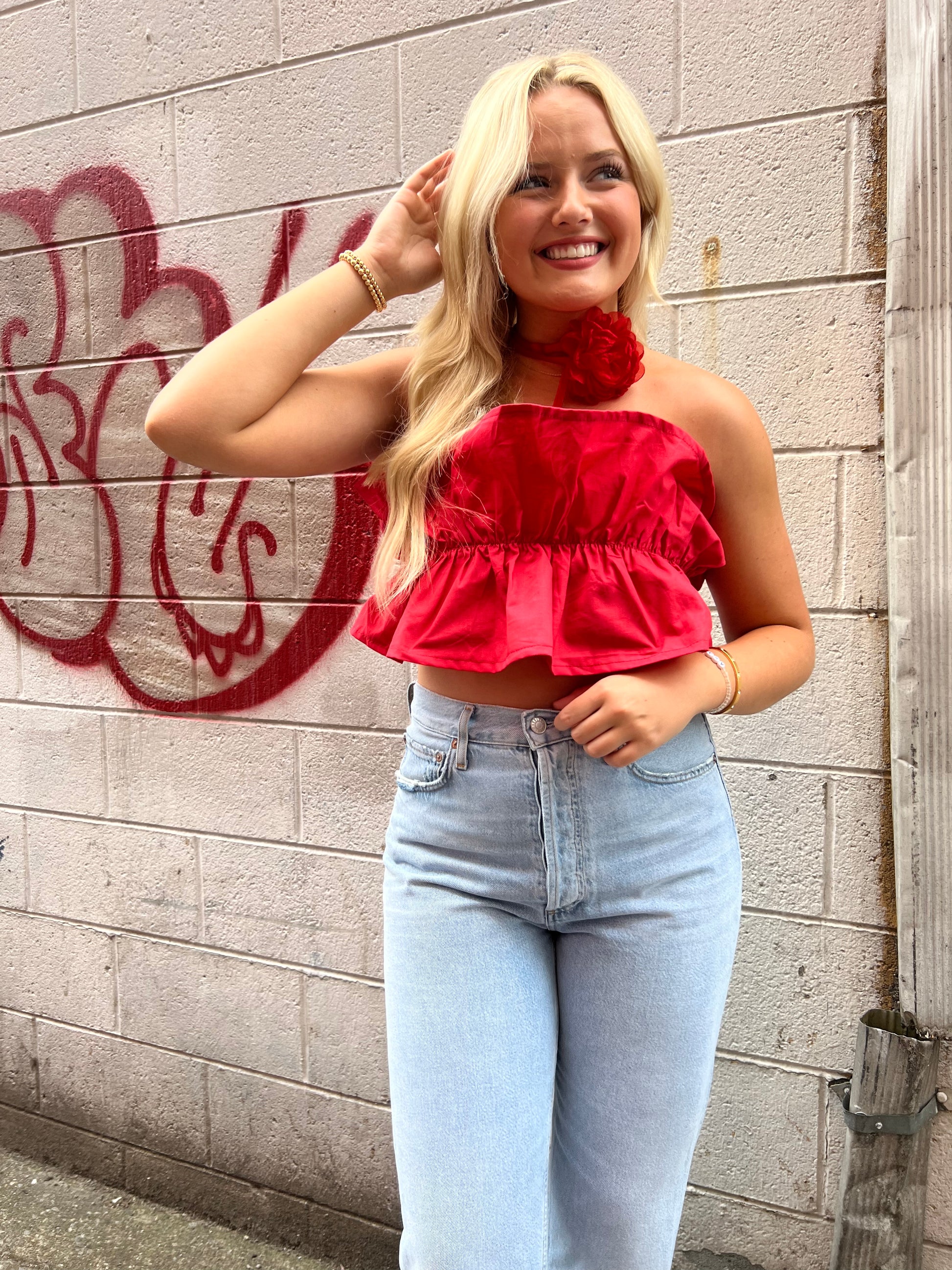 TRENDY ROSE CHOKER - THE HIP EAGLE BOUTIQUE