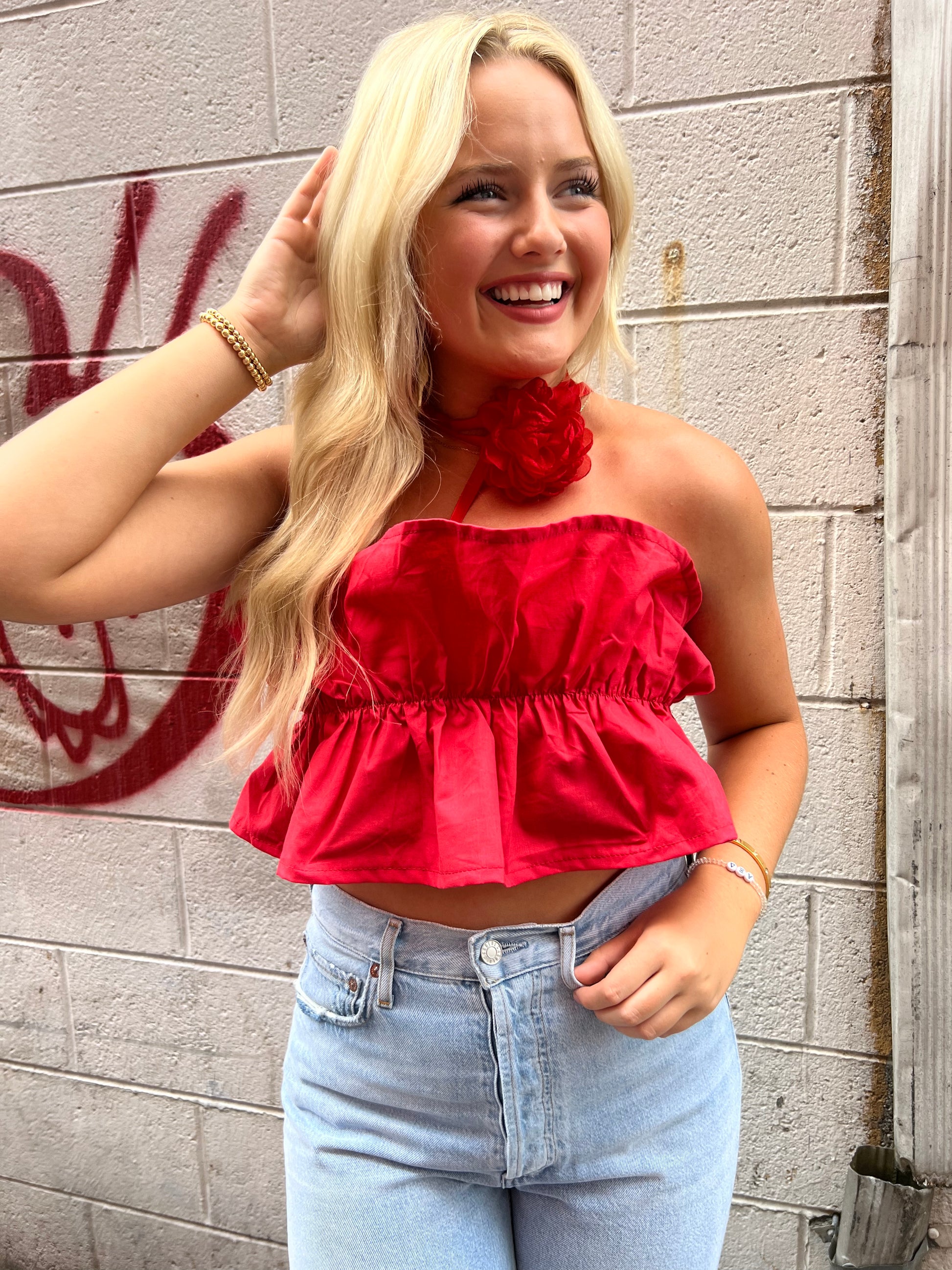 TRENDY ROSE CHOKER - THE HIP EAGLE BOUTIQUE