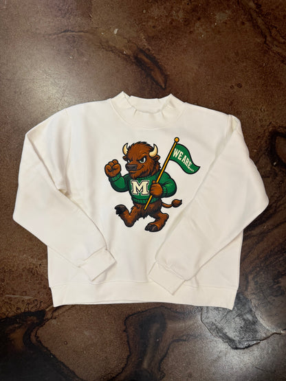 MU MASCOT MARCH MOCK NECK SWEATSHIRT