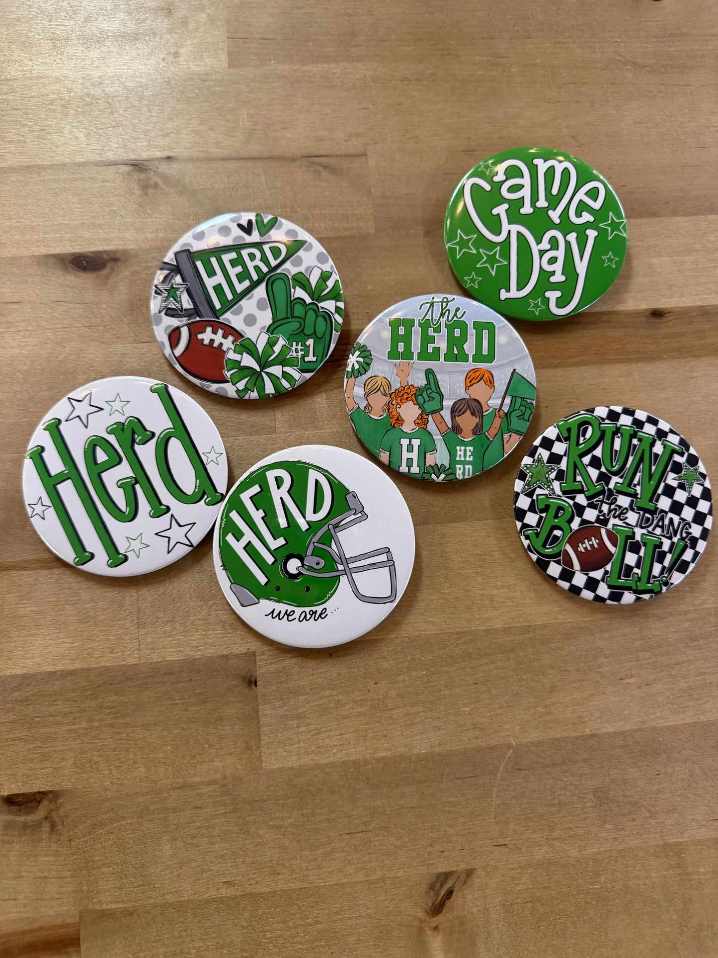 GREEN GAMEDAY BUTTON