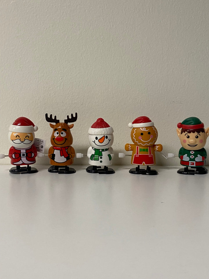 HOLIDAY JOLLY WALKERS WIND UP TOYS
