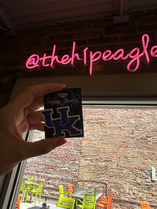 KENTUCKY CRYSTAL LOGO PIN