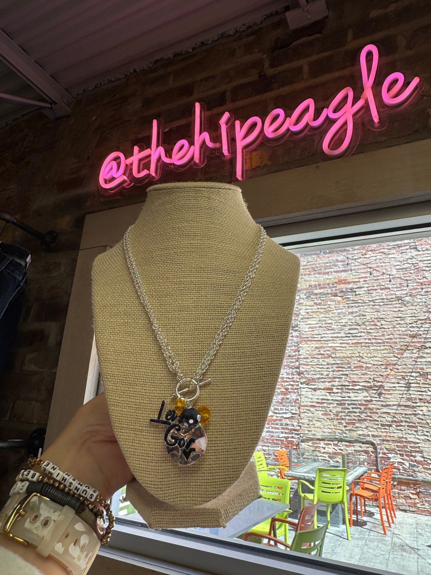 WEST VIRGINIA CONVERTIBLE CLUSTER NECKLACE