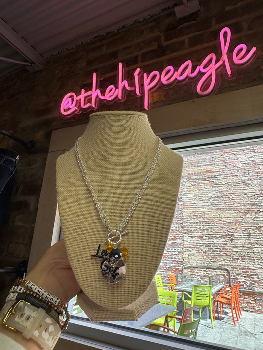 WEST VIRGINIA CONVERTIBLE CLUSTER NECKLACE