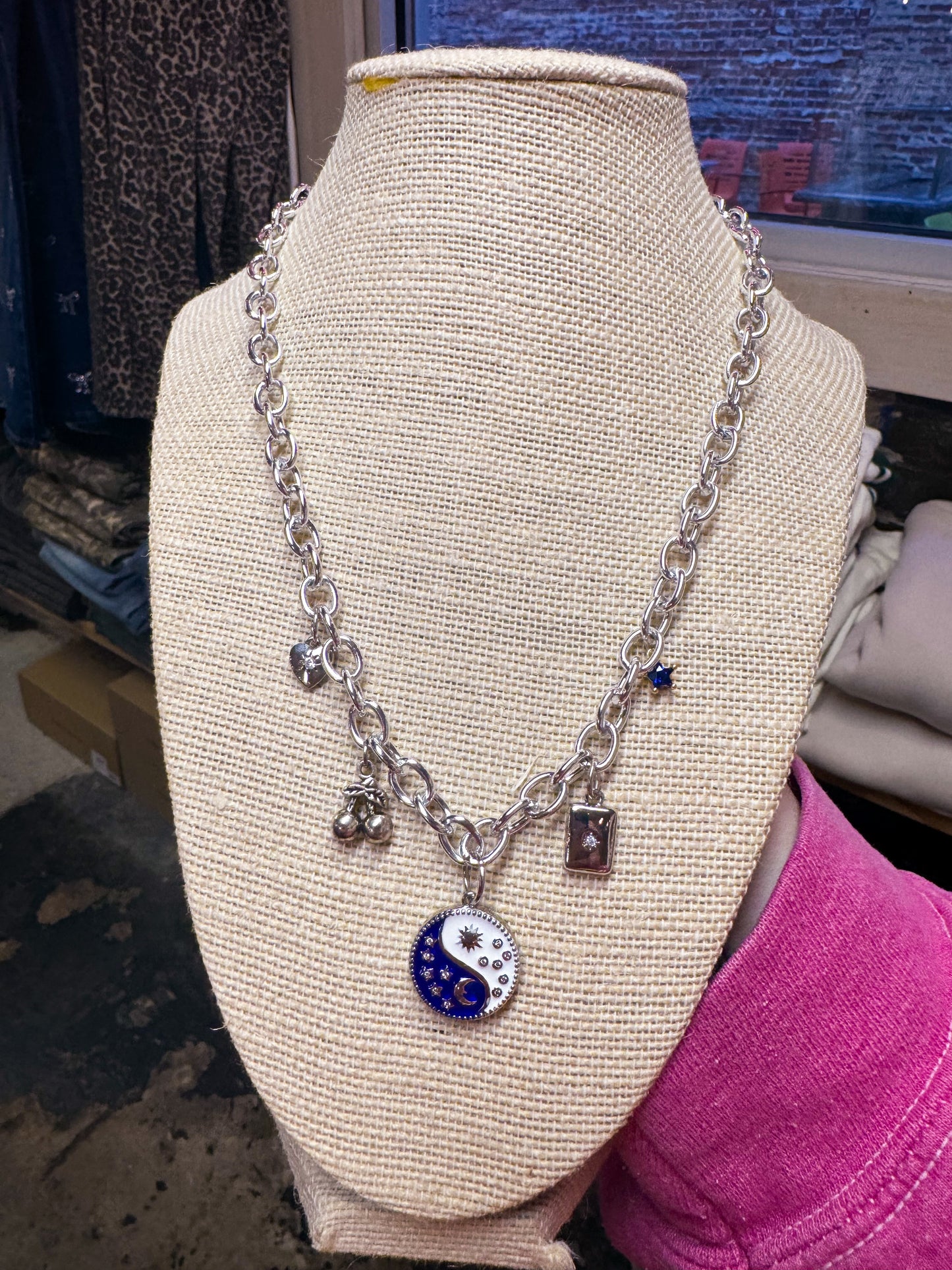 LUNAR ECLIPSE CHARM NECKLACE - THE CHARM BAR