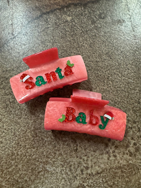 SANTA BABY CLAW CLIP
