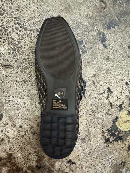 VICKY MARY JANE JELLY FLAT X SMOKE