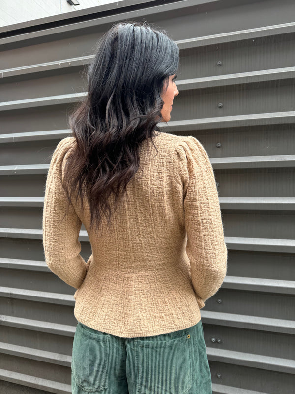 AMINA PEPLUM SWEATER