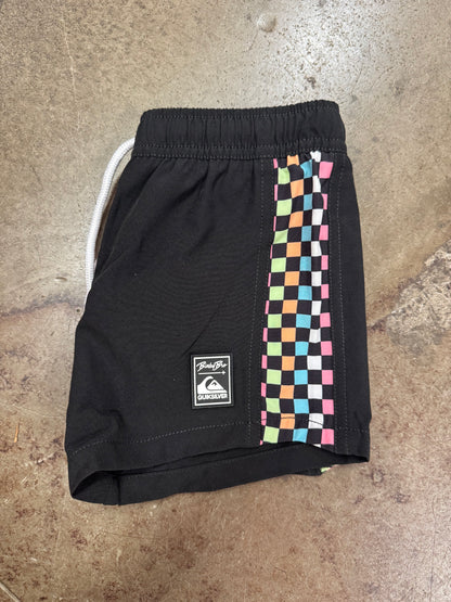 BINKYBRO SWIM TRUNKS CHECKERS X BLACK
