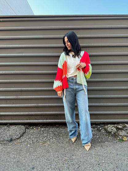 SUNRISE TIE-FRONT CARDI