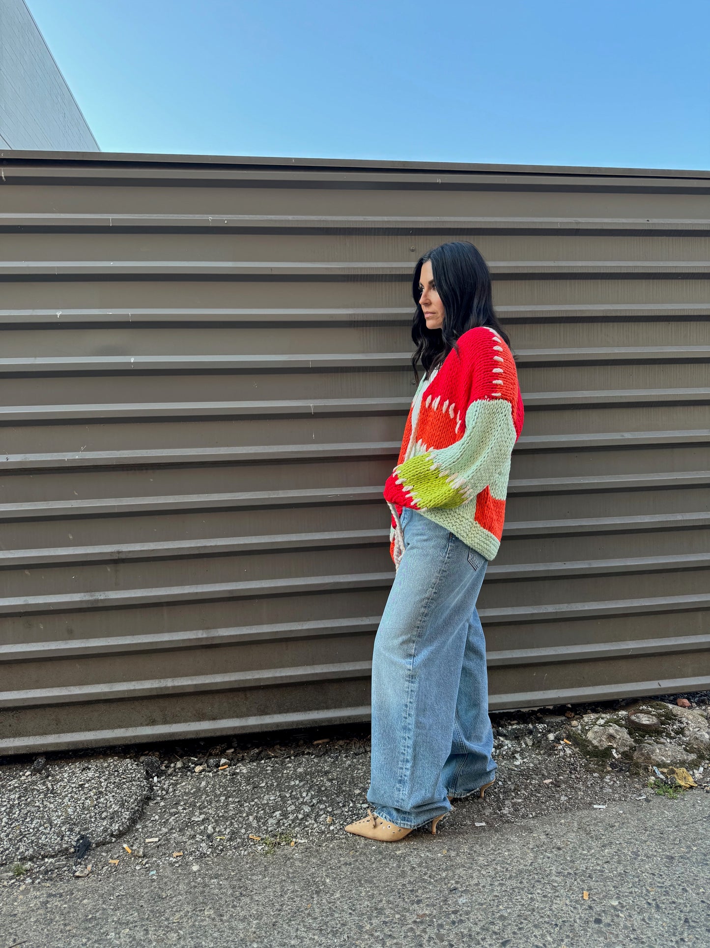 SUNRISE TIE-FRONT CARDI