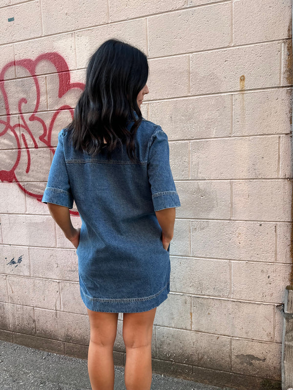 FAITHFUL DENIM DRESS