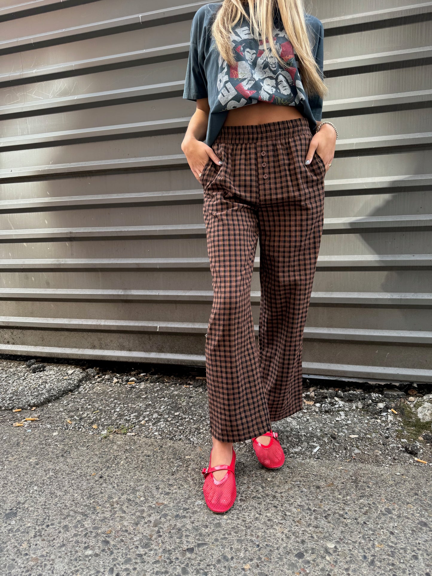 PLAID PERFECT BOXER PANT