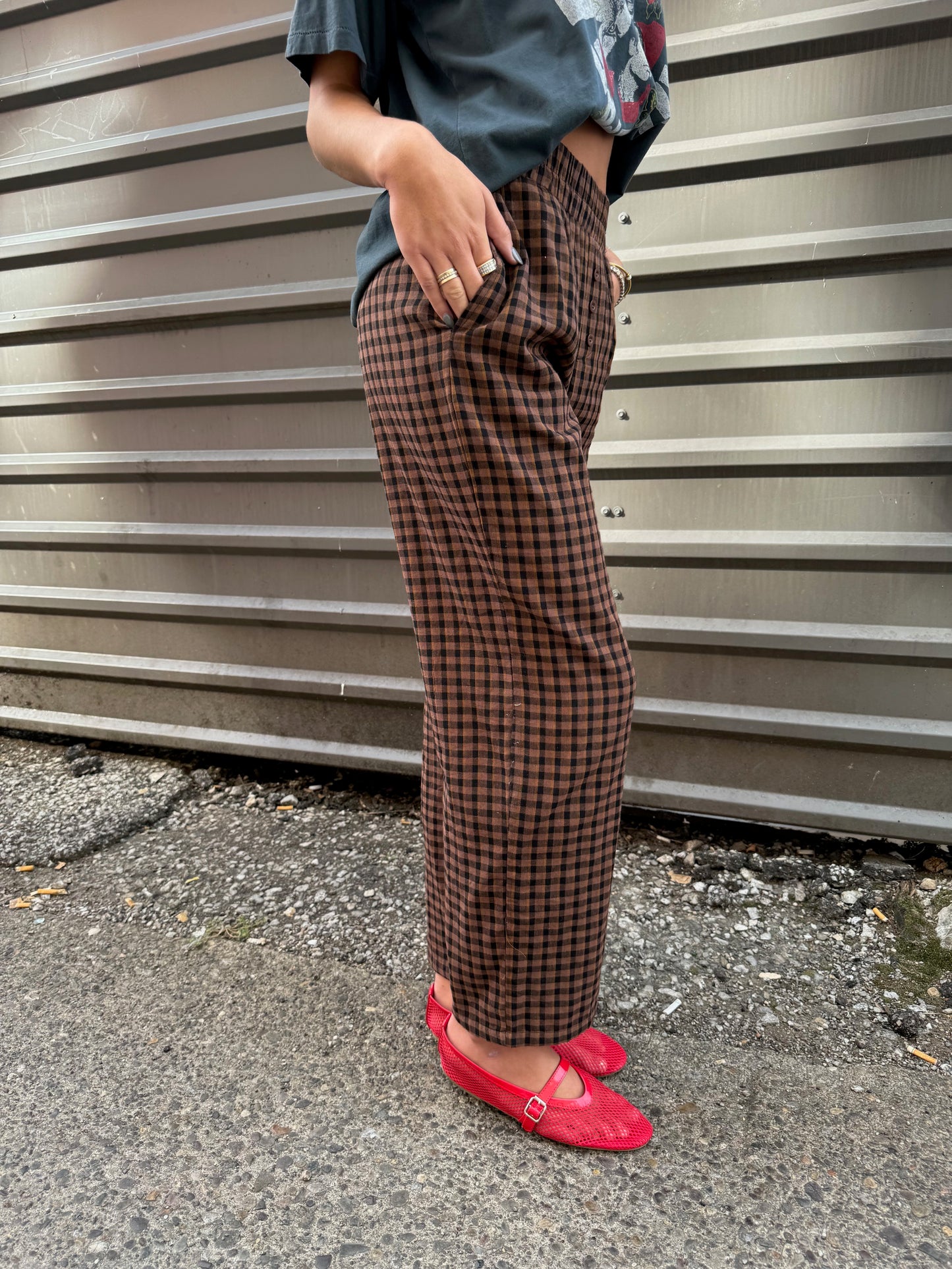 PLAID PERFECT BOXER PANT