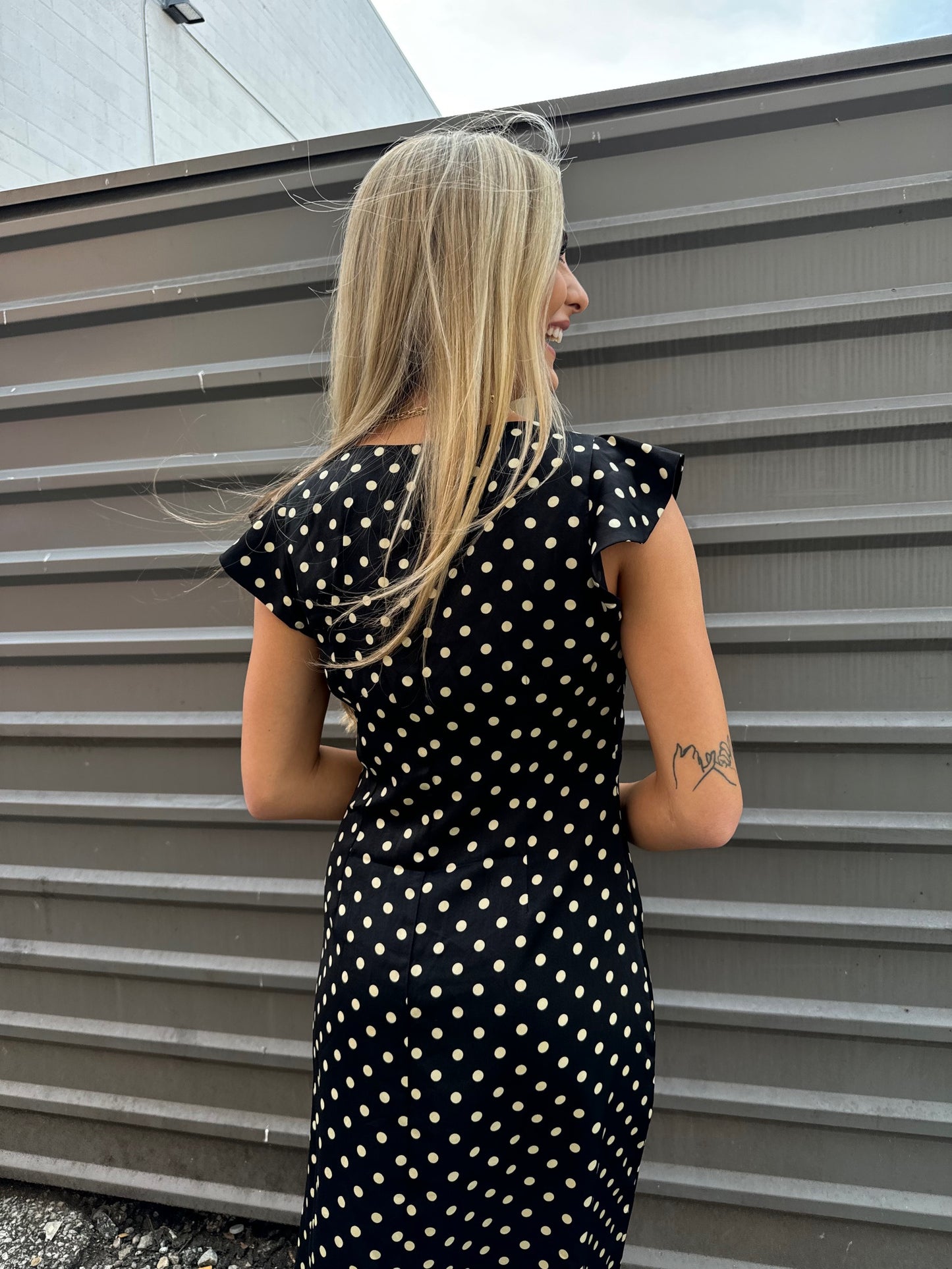 VIVIAN POLKA DOT DRESS