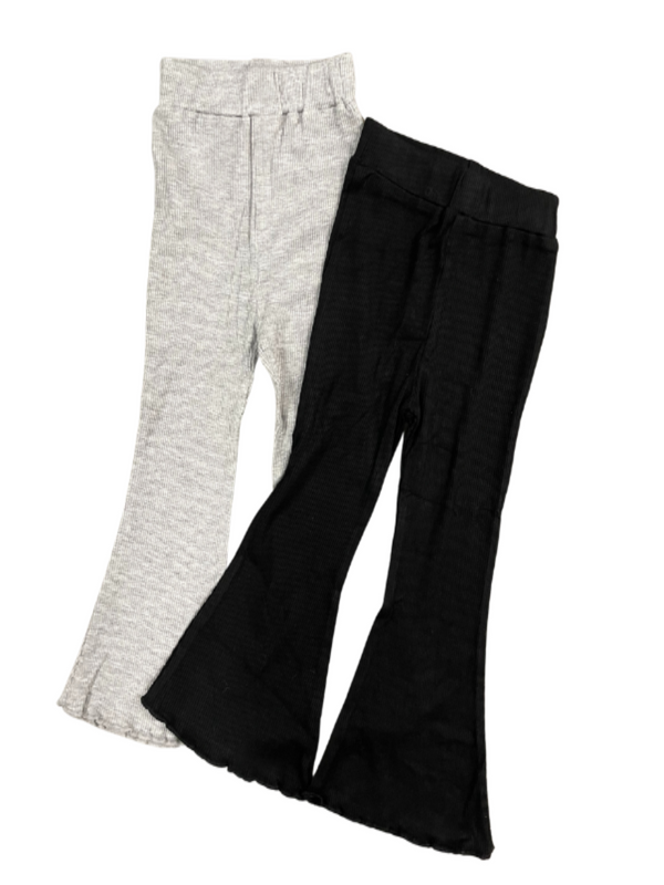 STRETCH FLARED BELL PANTS