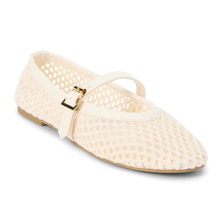 IT GIRL MESH BALLET FLAT X IVORY