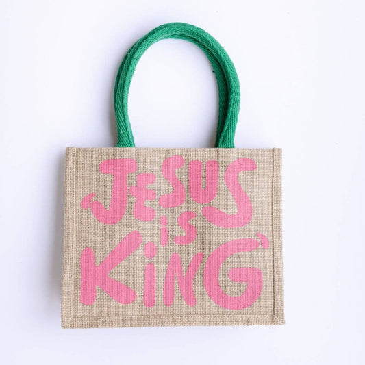 JESUS IS KING EASTER BASKET X PINK