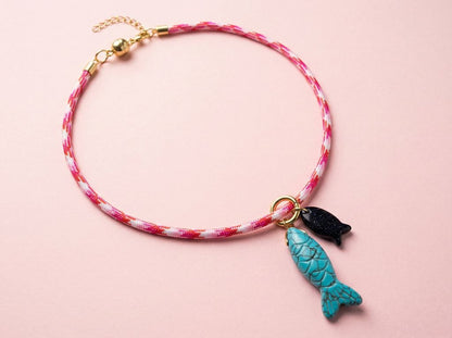 SALTY KISS FISH CORD NECKLACE