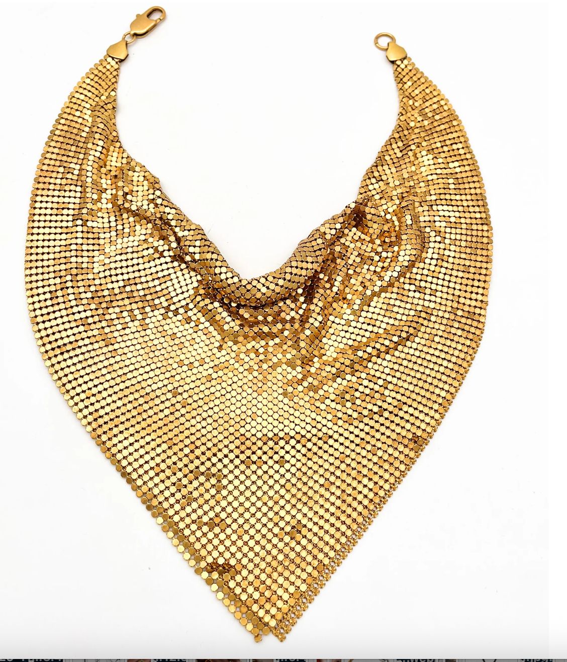 BANDANA SCARF CHAIN NECKLACE X GOLD