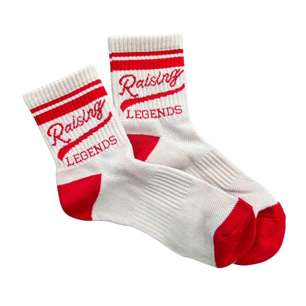 RAISING LEGENDS VINTAGE HALF CREW SOCKS