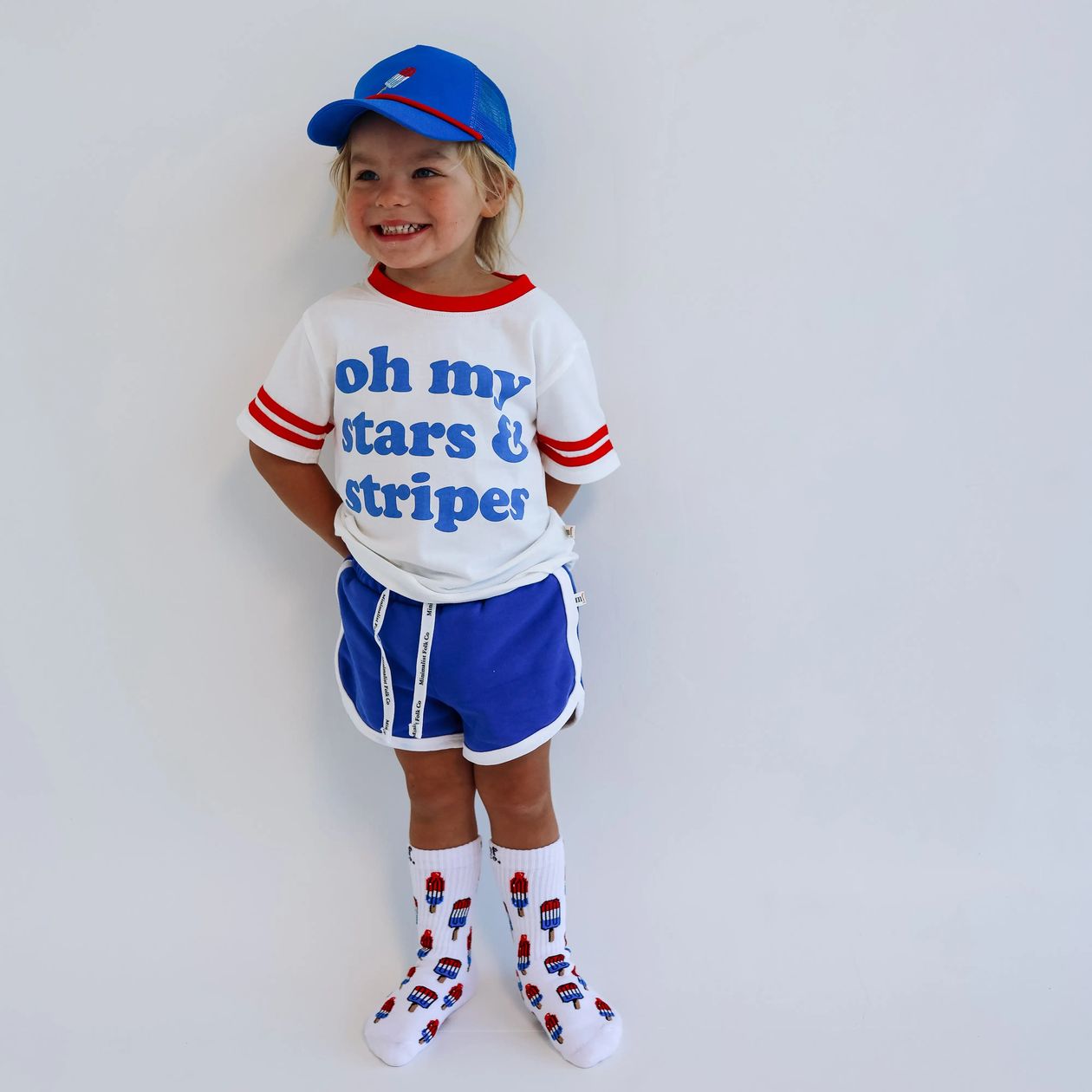 OH MY STARS AND STRIPES KIDS TEE