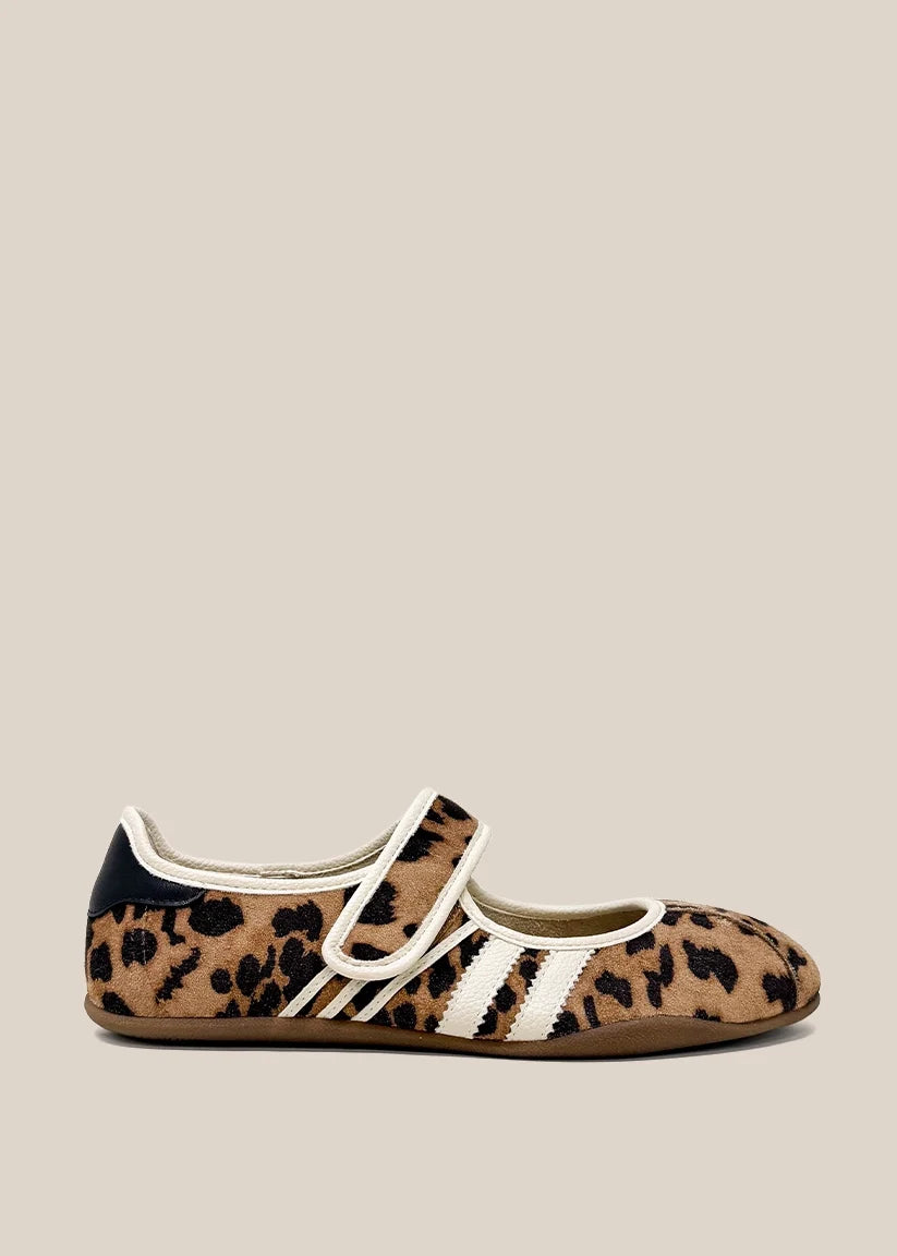 SCOUT LEOPARD MARY JANE FLATS