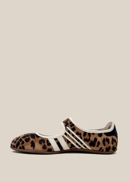 SCOUT LEOPARD MARY JANE FLATS