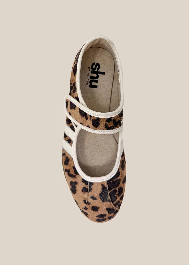 SCOUT LEOPARD MARY JANE FLATS