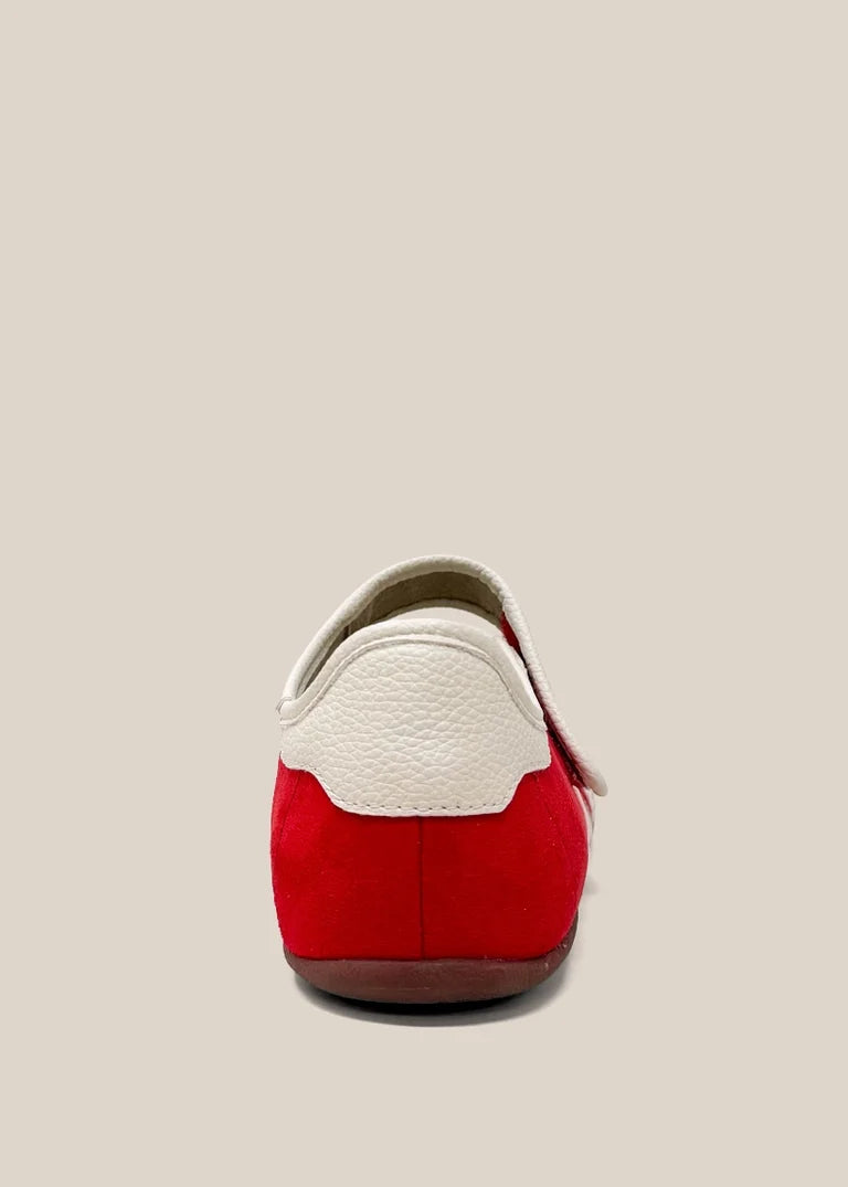 ROWDY RED MARY JANE FLATS