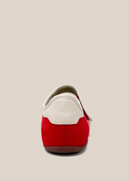 ROWDY RED MARY JANE FLATS