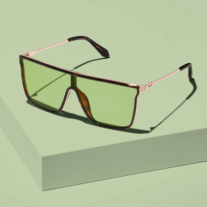 QUAY NIGHTFALL REMIXED SUNNIES X TORTOISE PISTACHIO